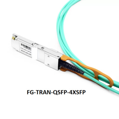 Fortinet FG-TRAN-QSFP-4XSFP 40G/100G QSFP+ QSFP28 to SFP+ SFP28