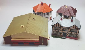 pre built ho scale buildings