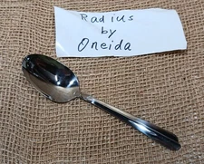 Oneida RADIUS stainless place/soup spoon; glossy; brand new