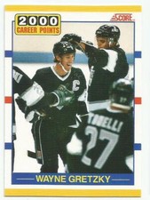 WAYNE GRETZKY 1990-91 SCORE TRADED 2000 PTS FLAWLESS CONDITION LOS ANGELES KINGS