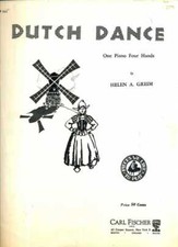 Dutch Dance One Piano Four Hands