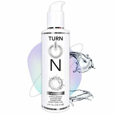 Turn On Silicone Based Sex Lube. Premium Personal Lubricant For Men Women 8 oz