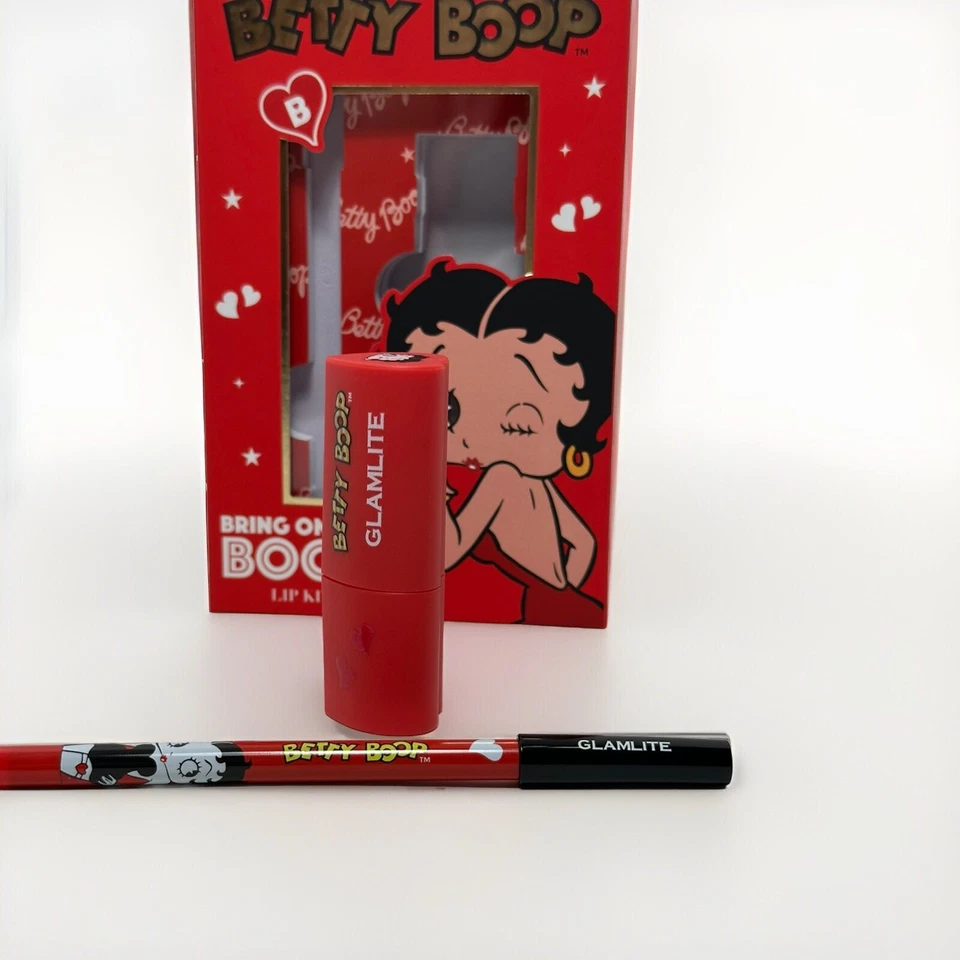 Glamlite Betty Boop Kit: Creamy Red Lipstick + Velvet Lip Liner- Collector’s Box - Image 4 of 4