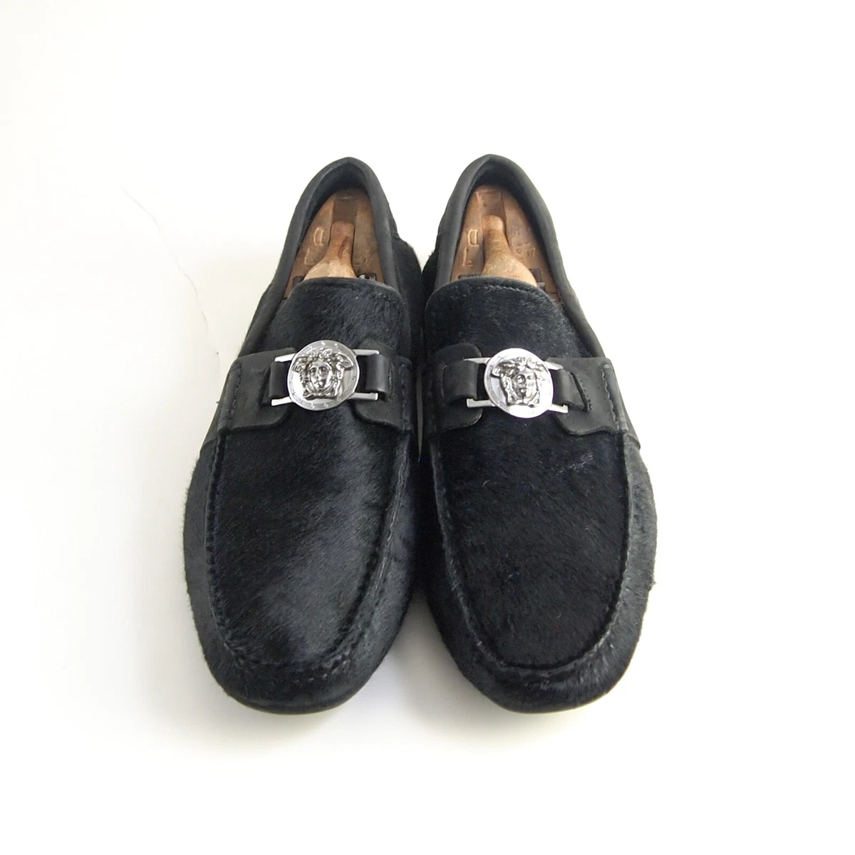 Versace Black Suede Men display picture 2