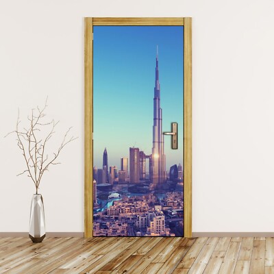 Türtapete Türfolie Türaufkleber Wolkenkratzer Dubai Vereinigte Arabische Emirate