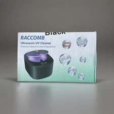 Ultrasonic Dental Appliance UV Cleaner  45kHz LED Cleaner Retainer Dentures