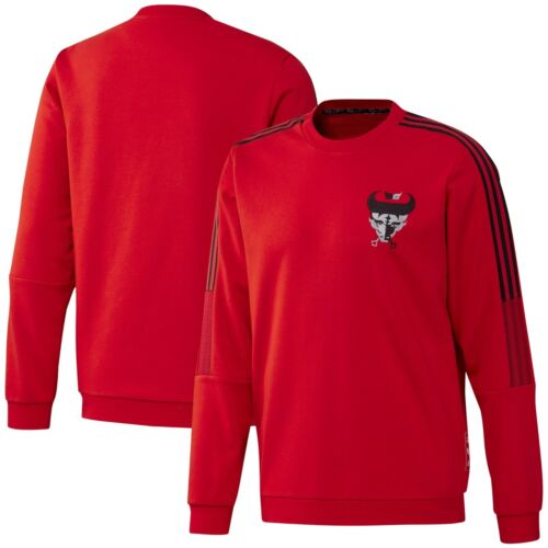 adidas FC Bayern Munich Chinese New Year Crew Sweatshirt Size 3XL Red RRP £65 - Picture 1 of 6