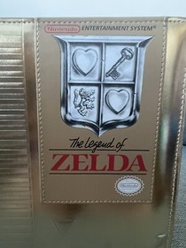 Nintendo The Legend of Zelda Classic NES Gold Cartridge Bag