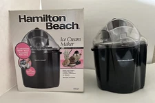 Hamilton Beach Ice Cream Maker 68321 W/ Box & Manual 1.5 Quart Tested & Working