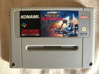 Super Nintendo Snes Super Probotector Contra PAL originale UK