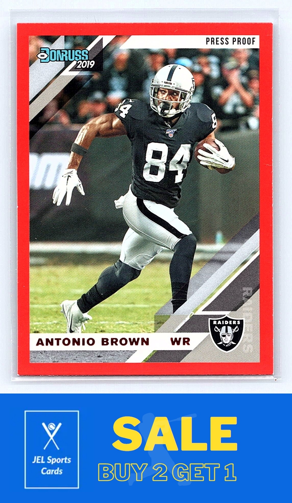 2019 Donruss Press Proof Red #212 Antonio Brown