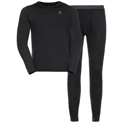 ODLO NATURAL 100% MERINO WARM functional underwear set men's