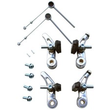 Coppia freno cantilever bici anteriore posteriore alluminio pattini ciclo MTB