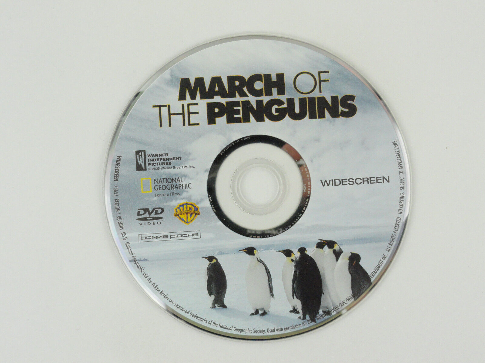March of the Penguins (DVD, 2005, Widescreen) - DISC ONLY