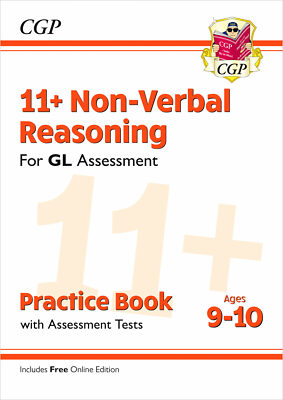 11+ Plus Year 5 GL Non Verbal Practice Assessment Test with Answer Ages 9-10 CGP