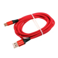 For iPhone 16/Pro/Max/Plus - Type-C Red 6ft USB-C Cable Charger Cord Power Wire