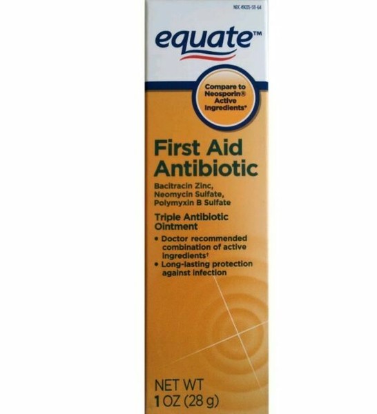 EQUATE First Aid Triple Antibiotic Ointment 1 Oz for sale online eBay