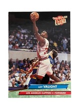 Excellent: Vintage 1992-93 FLEER ULTRA Loy Vaught Los Angeles Clippers Card