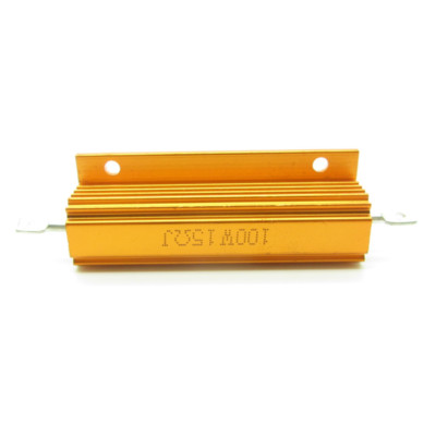 100W High Power 15 Ohm 15R Golden Aluminum Shell Case Wirewound Resistor 5% | UK