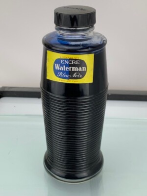 Mint Waterman Deco Bleu Noir Full of Ink Made in France (e942