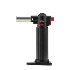 Big Buddy Turbo Torch Lighter – 7" Refillable Butane Torch | Black