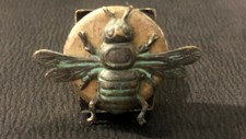 Eclectic Find Brass Boutique Insect Bee Adjustable Statement Ring