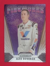 2020 Panini Prizm Alex Bowman Fireworks Insert F15 - Muted Color