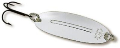 Williams Wabler Fishing Lure - Large - Silver - W60S - 3-1/4'' long - 3/4 oz.