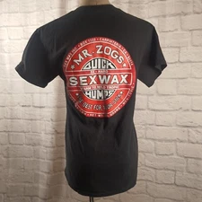 Mr Zogs Sexwax Womens Small Logo T-Shirt Quick Humps Carpinteria California