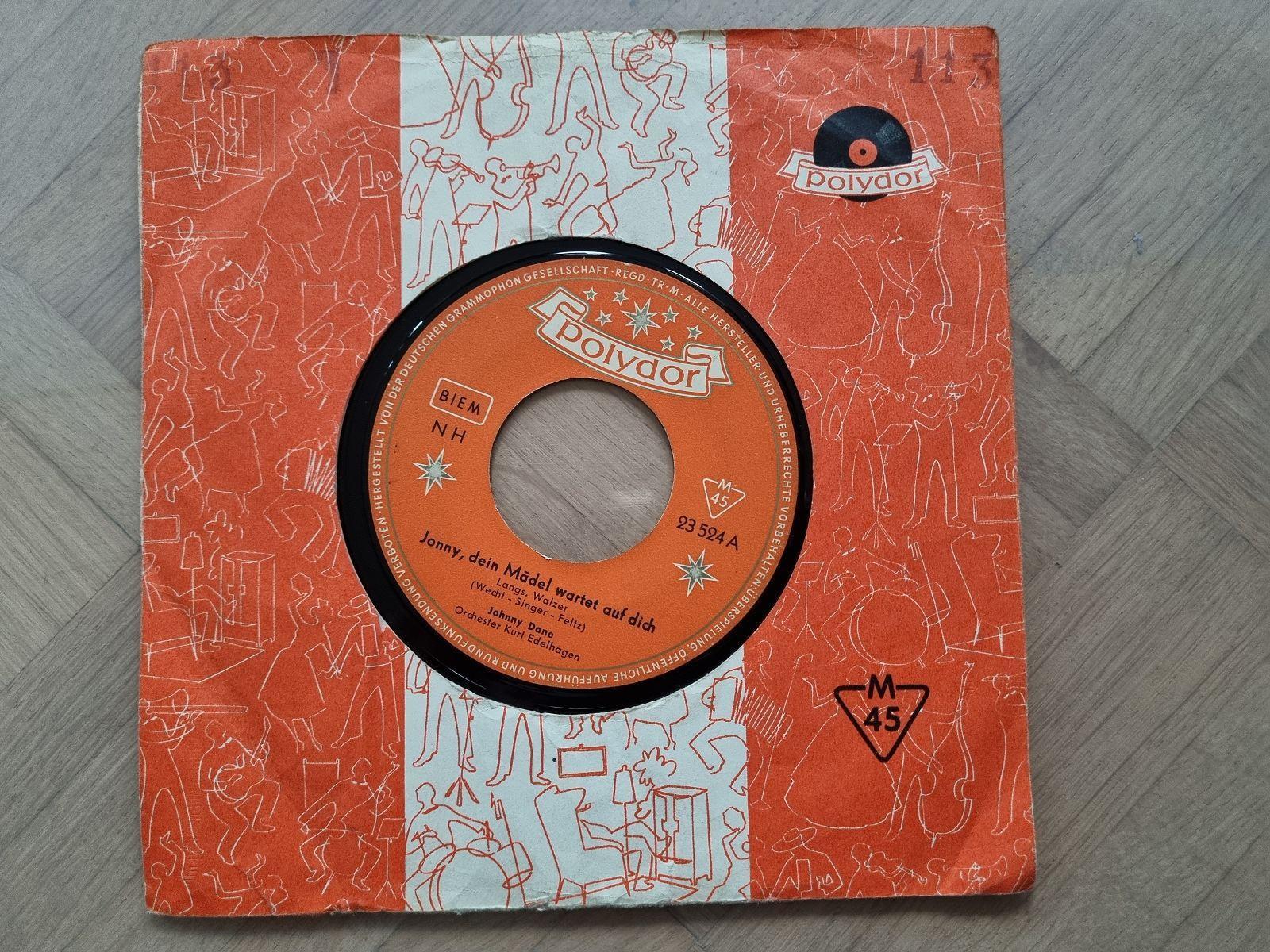 7"" Single Johnny Dane - Jonny, dein Mädel wartet auf dich Vinyl Germany
