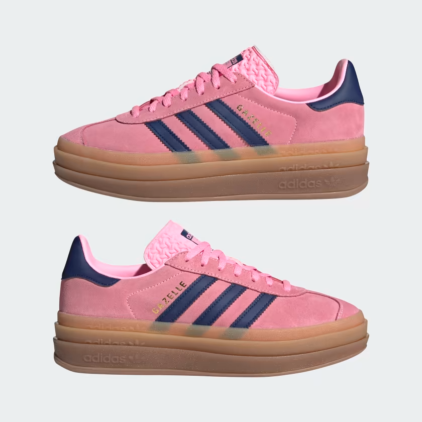 スニーカー adidas ORIGINALS GAZELLE BOLD SHOES Pink Glow H06122 Wmns Gazelle Bold 'Pink Glow Gum' - Adidas - H06122 - pink