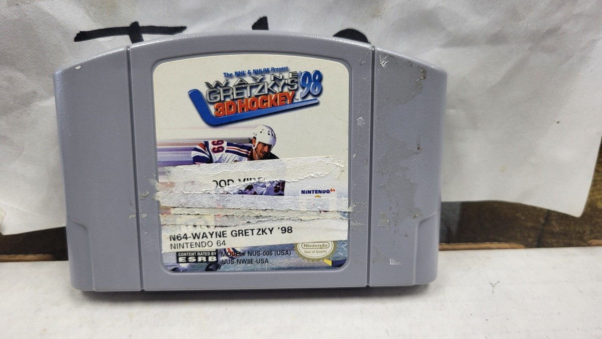 WAYNE GRETZKY'S 3D HOCKEY 98 NINTENDO 64 N64 VIDEO GAME LOOSE NO
