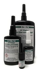 Ber-Fix UV Kleber für Glas mit Lampe für Kristall Glas Metall 50g