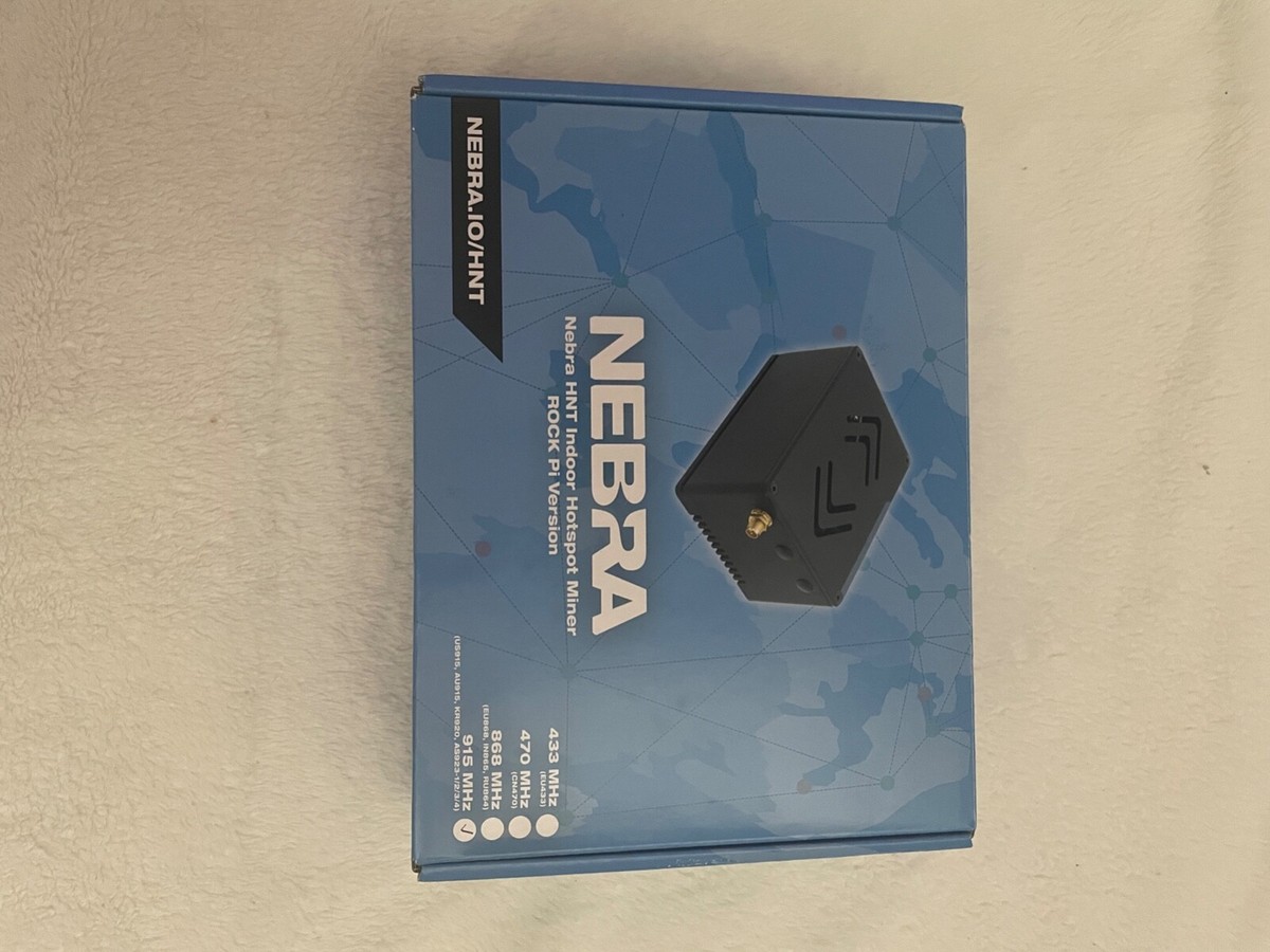Nebra HNT Indoor Hotspot Miner Rock Pi Version 915 Mhz NIB