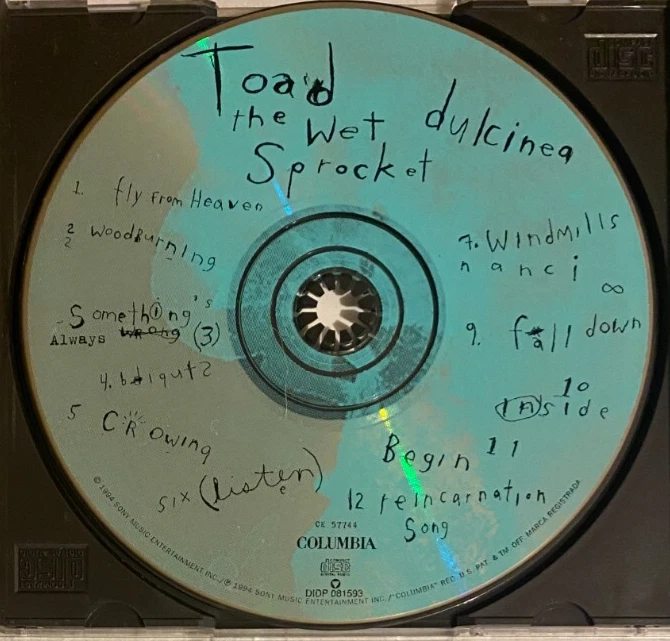 Toad The Wet Sprocket – Dulcinea CD 1994 - Image 3 of 3