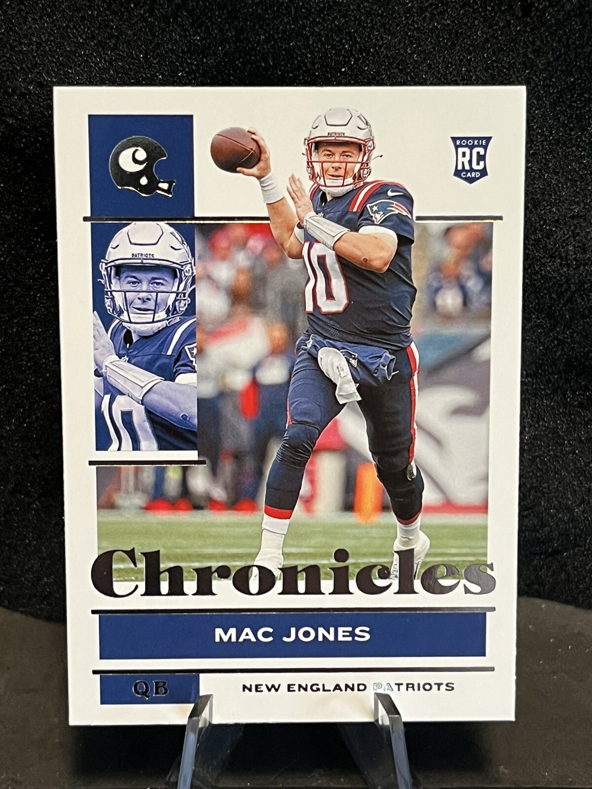 2021 Panini Chronicles Mac Jones Base Rookie Card #80 New England Patriots