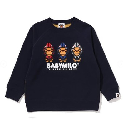 A BATHING APE 裏起毛スウェット 150 BAPE KIDS 長袖 A BATHING APE 裏起毛スウェット 150 BAPE KIDS 長袖 A BATHING APE