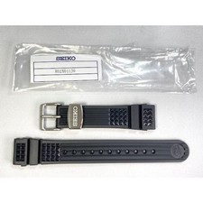 SEIKO R02X011J0 Black Watch strap Band 20mm Urethane for SBDX017