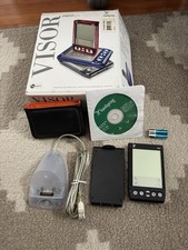 Handspring Visor Neo PDA Organizer Black Palm Pilot With Box  Mount Works