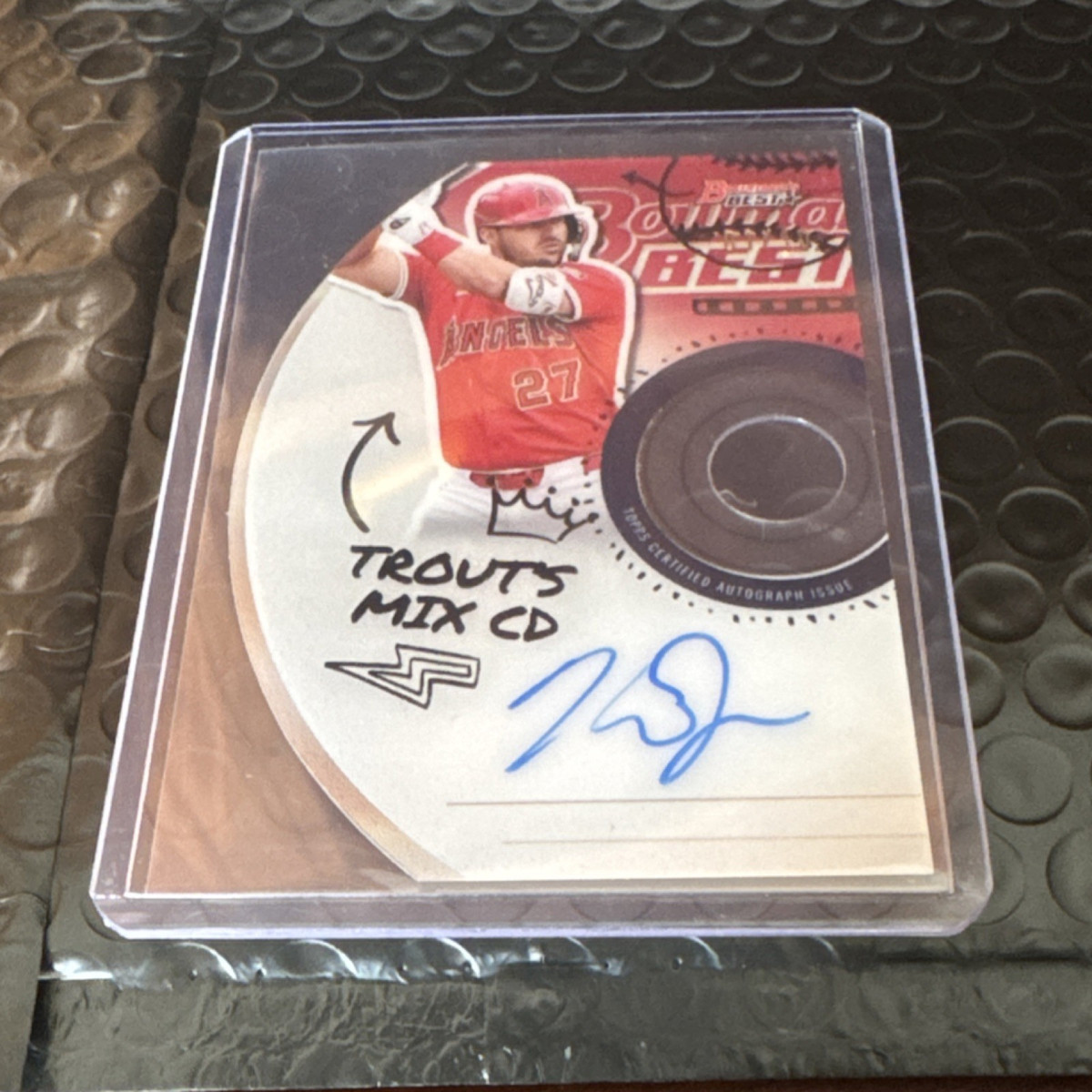 Topps 2025 Bowman's Best Best Mix Autograph Mike Trout /10 first