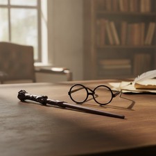 Enchanting Harry Potter Costume Accessories: Wand  Glasses for Kids' Cosplay