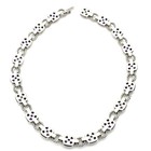 David Yurman Sterling Amethyst Retired Station Link Necklace W/ Pouch #S5580-1 — photo 6