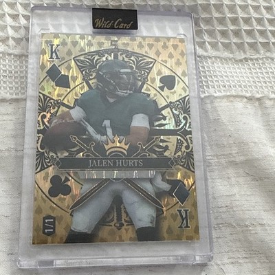 2024 Wild Card 5 Card Draw Stacked Deck Jalen Hurts 1/1 Gold Vinyl 
