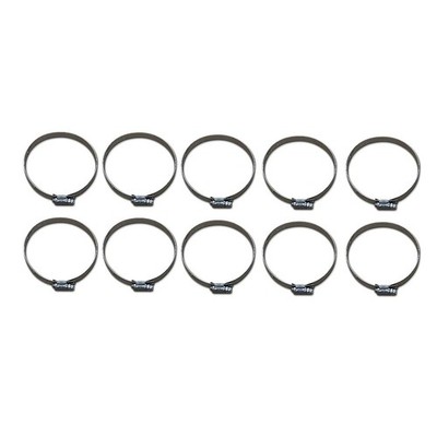 Worm Drive Hose Clamp fits White Oliver Tractor | 2-1/2'' to 4-1/2'' 10 Pack