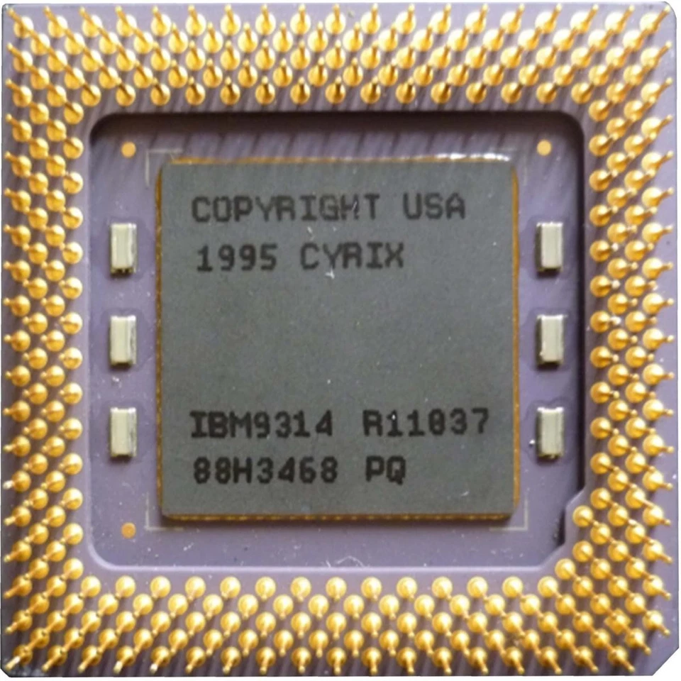 Ibm Pc Cpu Pga321 Socket 7 6X86L Pr200+ 150Mhz 2Vap200Gb Processore Cpu Vintage - Image 2 of 2