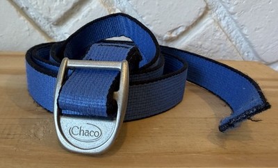 Chaco Unisex Adjustable Nylon Webbing Belt Outdoor Camping Casual. Blue. Durable