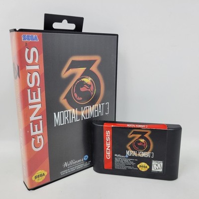 Mortal Kombat 3 (Sega Genesis, 1995) Cartridge Only - Tested & Working