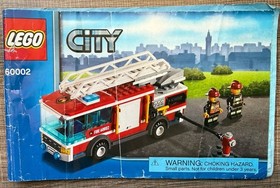 LEGO 60002 CITY: Fire Truck 100% Complete + Box EUC!!