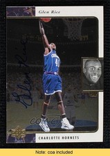 1999-00 SP Authentic SP Buyback Auto Glen Rice #17 Auto wo2