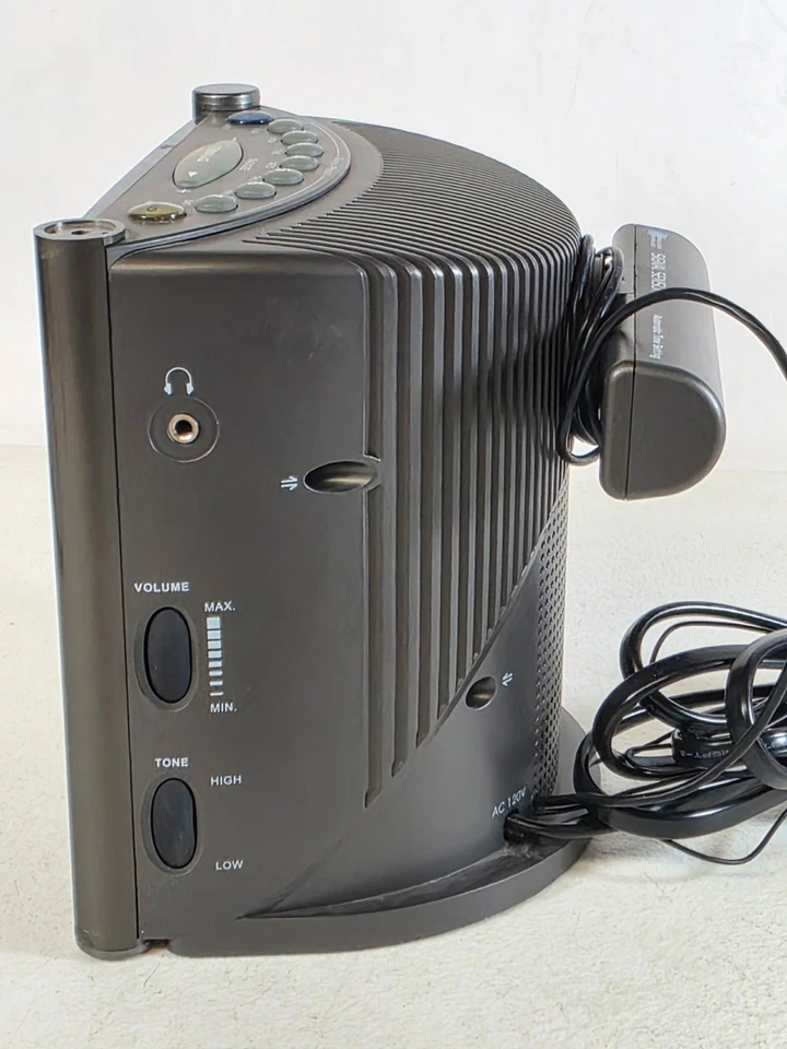 Sangean RCR-1 HWS FM AM Aux-in Tuning Clock Radio Tested Marine Atomic - Image 3 of 4